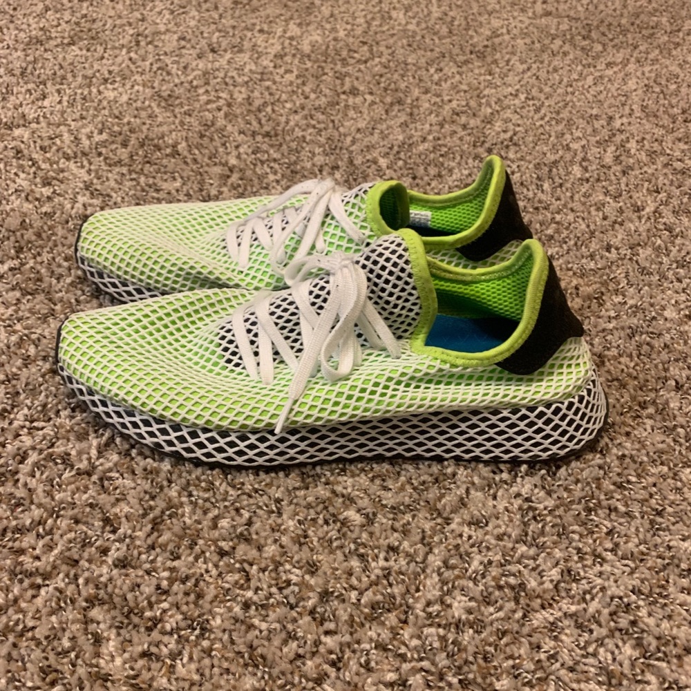 Adidas Deerupt Muted Neons “Solar Slime”
